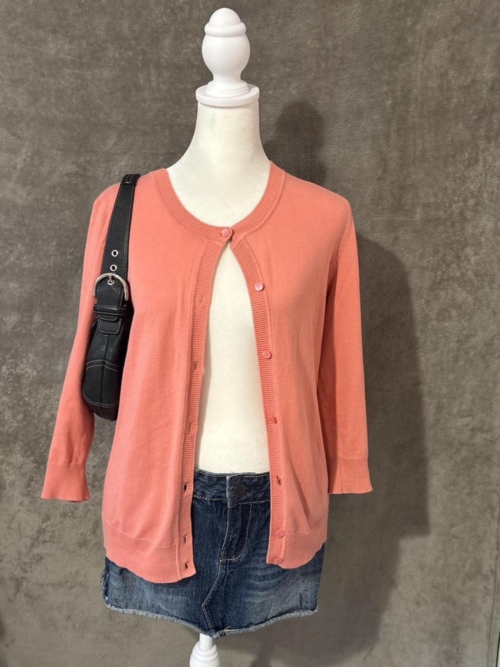 Preppy Button Down Talbots Cardigan